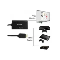 Átalakító - HDMI-ből VGA +  audio output APPROX Kábel Adapter illusztráció, fotó 2