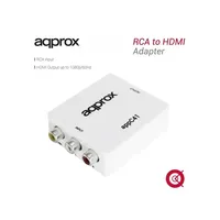 Átalakító RCA-ból HDMI adapter (1080p / 60Hz, 720p / 60Hz) APPROX illusztráció, fotó 1