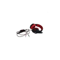 Gaming Headset Snake 40mm sztereó hangszoró 2m kábel Fekete-Piros APPROX illusztráció, fotó 2