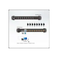 KVM switch 8PC/USB audio illusztráció, fotó 3