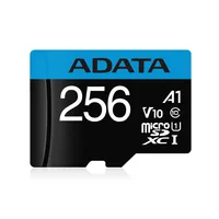 Memória-kártya 64GB SD micro SDXC Class 10 UHS-I ADATA Premier kártya adapterrel AUSDX64GUICL10A1-RA1 Technikai adatok