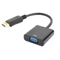 Kábel átalakító DisplayPort to VGA M F adapter 0,2m fekete Gembird A-DPM-VGAF-002 Technikai adatok