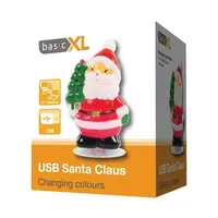USB Santa Claus with changing colours illusztráció, fotó 1