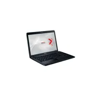 Toshiba Satellite 15.6  laptop, AMD E350, 3GB, 320GB, HD6330, DOS, Fekete noteb illusztráció, fotó 1