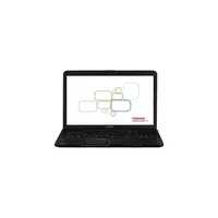 Toshiba Satellite 17,3  laptop , AMD E2-1800, 4G, 500GB, DOS, Fekete illusztráció, fotó 1