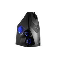 Számítógépház Midi ház USB3.0 fekete-kék Aerocool Syclone II illusztráció, fotó 1