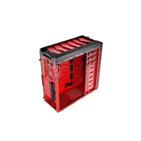 Számítógépház Midi-Tower Fekete Piros Aerocool Xpredator X1 illusztráció, fotó 2