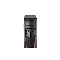 Számítógépház Midi-Tower Aerocool V2X Orange Edition illusztráció, fotó 1