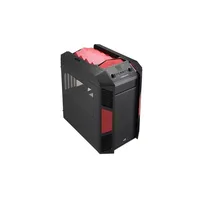 Számítógépház MicroATX fekete piros Aerocool Xpredator Cube illusztráció, fotó 2