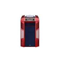 Számítógépház MicroATX kék piros Aerocool Xpredator Cube illusztráció, fotó 1