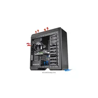 Urban R31 Fekete ház /ablakos/ illusztráció, fotó 2