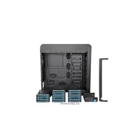 Számítógépház Full Tower THERMALTAKE Core V71 Fekete ház ablakos illusztráció, fotó 2