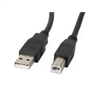 Lanberg USB-A ->USB-B kábel 0,5 m CA-USBA-10CC-0005-BK Technikai adatok