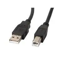 Lanberg USB-A ->USB-B kábel 100cm CA-USBA-10CC-0010-BK Technikai adatok