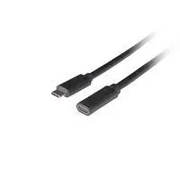 Lanberg USB-C M F kábel 1,5 m CA-USBE-20CC-0015-BK Technikai adatok