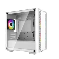 Számítógépház mATX ház DeepCool CC360 ARGB WHITE MicroTower illusztráció, fotó 2