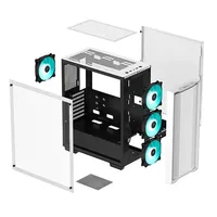 Számítógépház ATX ház DeepCool CC560 WHITE MidTower illusztráció, fotó 5