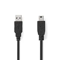 USB kábel USB A - mini B 5pin USB2.0  1m CCGP60300BK10 Technikai adatok
