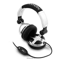 Headset Dynamic, 20Hz-20kHz, External Microphone, Cable, 2.4m Black/Silver, Ret illusztráció, fotó 2