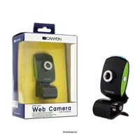 Web Camera 300Kpixel, 1/6 , CMOS, USB 2.0 Black/Green illusztráció, fotó 1
