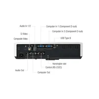 CP-X3020 hordozható projektor 3200 lumen 500:1 contrast XGA illusztráció, fotó 3