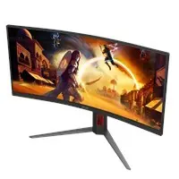 Monitor Ívelt Gaming 34  3440x1440 VA 0.5 ms 180Hz HDMIx2 DisplayPort illusztráció, fotó 4