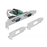 PCI Express Soros port RS232 2db Delock PCIe-kártya DELOCK-89918 Technikai adatok