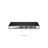 24 port Switch 10 100 1000 Gigabit Smart Switch including 4 Combo 1000BaseT SFP DGS-1210-24 Technikai adatok