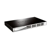 24 port Switch PoE 10/100/1000 Base-T port with 4 x 1000Base-T /SFP ports illusztráció, fotó 1