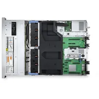 Dell PowerEdge R750xs szerver 2xS4310 4x16GB 2x2.4TB H755 rack illusztráció, fotó 2