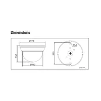 Dome kamera analóg, beltéri, 650TVL, 3,6mm,DayandNight illusztráció, fotó 3