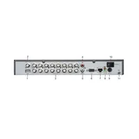 DS-7216HVI-ST/S DVR, 16 csatorna, D1/100fps, CIF/400Fps, 1xSATA HDD illusztráció, fotó 2