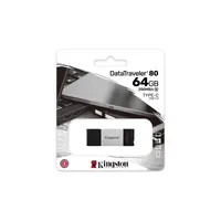 64GB Pendrive USB3.2 ezüst Kingston DataTraveler 80 illusztráció, fotó 3