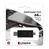 64GB Pendrive USB3.2 fekete Kingston DataTraveler DE illusztráció, fotó 3