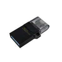 32GB Pendrive USB3.2 fekete Kingston DataTraveler Duo 3G2 illusztráció, fotó 3