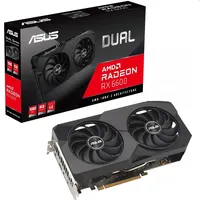 VGA RX6600 8GB GDDR6 128bit PCIe Asus AMD Radeon RX6600 DUAL videokártya illusztráció, fotó 4