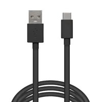 Kábel USB-C 2.0 to USB-A, apa apa, 2m fekete Delight Delight-55550BK-2 Technikai adatok