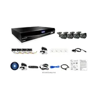 KGuard megfigyelőrendszer szett, EL421 DVR 960H/100fps, Cloud, QR kód, +4db kam illusztráció, fotó 2