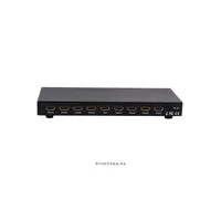 HDMI Video-Splitter, 8 port, FullHD, 3D, rackbe szerelhető Delock illusztráció, fotó 2