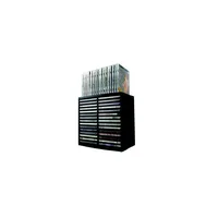 CD-tároló, automata kiemelőrendszerű, 30+18 db-os, FELLOWES "Spring", fekete FELLOWES-9823102 Technikai adatok