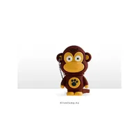 Pendrive 8GB ANIMALS Frank a majom barna; USB2.0 illusztráció, fotó 1