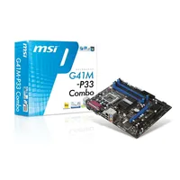 MSI G41M-P33 Combo Intel LGA775 mATX alaplap - Már nem forgalmazott termék illusztráció, fotó 1