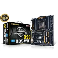 X99-UD5 WIFI Intel X99 LGA2011 E-ATX alaplap illusztráció, fotó 1