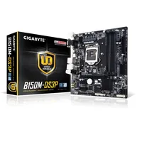 Alaplap B150 LGA1151 mATX Gigabyte B150M-DS3P illusztráció, fotó 1
