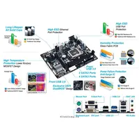 B85M-D2V Intel B85 LGA1150 mATX alaplap illusztráció, fotó 5