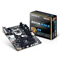 B85 alaplap s1150 Gigabyte GA-B85M-D3V-A illusztráció, fotó 1