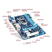 H77M-HD3 Intel H77 LGA1155 mATX alaplap illusztráció, fotó 4
