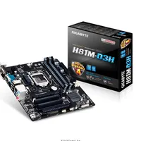 Alaplap H81M-D3H skt1150 H81 4xDDR3 1600MHz 1xGBE LAN 2xSATA3 8xUSB2.0 2xUSB3.0 illusztráció, fotó 1