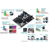 Alaplap H81 LGA1150 mATX H81M-S2PV Intel illusztráció, fotó 4