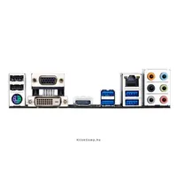 H87-HD3 skt1150 H87, 4xDDR3 1600MHz, 2xPCI-E, RAID, 1xGBE LAN, 6xSATA3, 8xUSB2. illusztráció, fotó 3